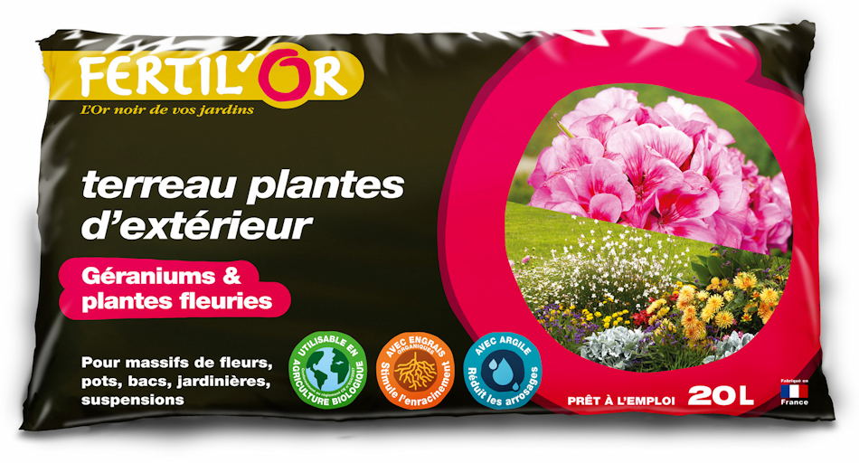 Terreau plantes d'extérieur