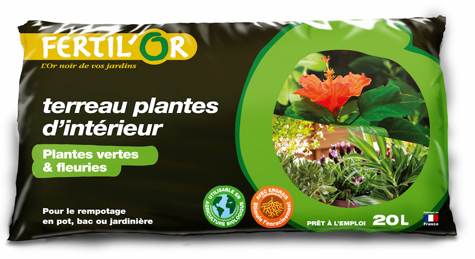 Terreau plantes d'intérieur